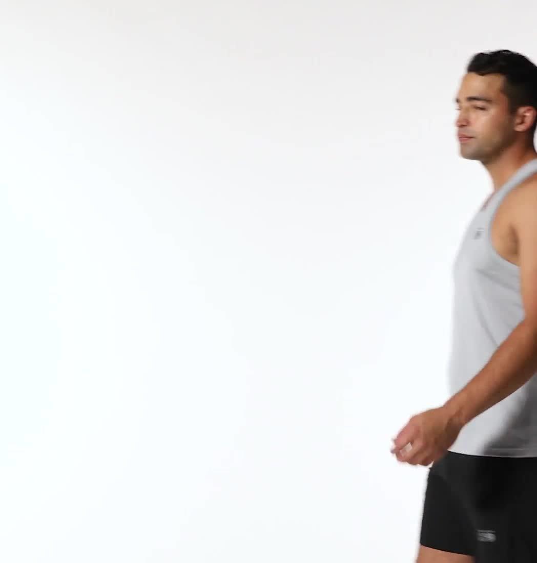 Men's Wicked Tech Tank, Color: Glacial