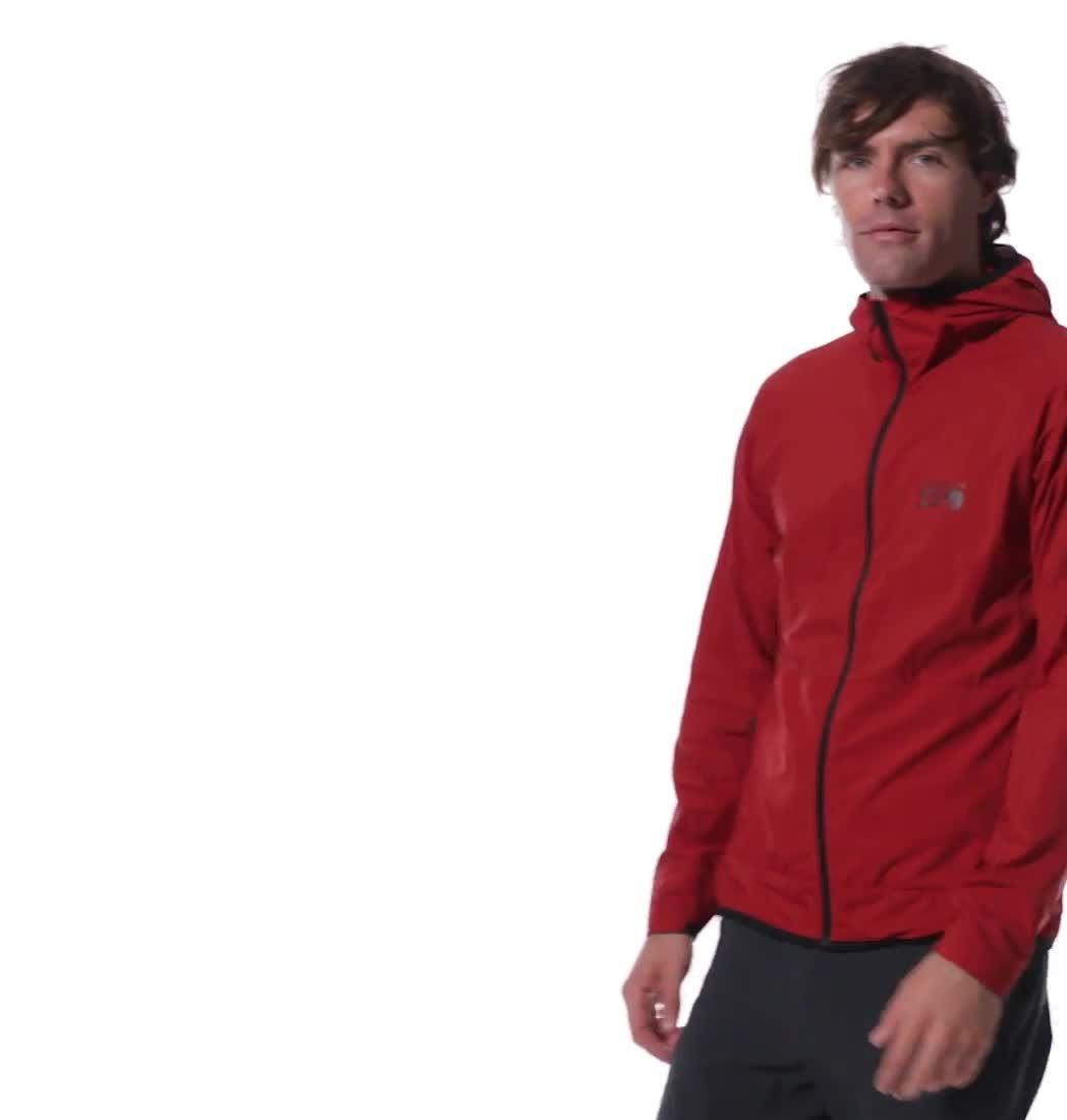 Men's Kor AirShell Hoody, Color: Desert Red