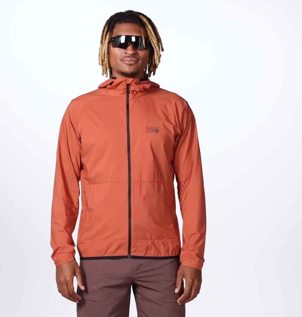 Men's Kor AirShell Hoody, Color: Raw Carnelian