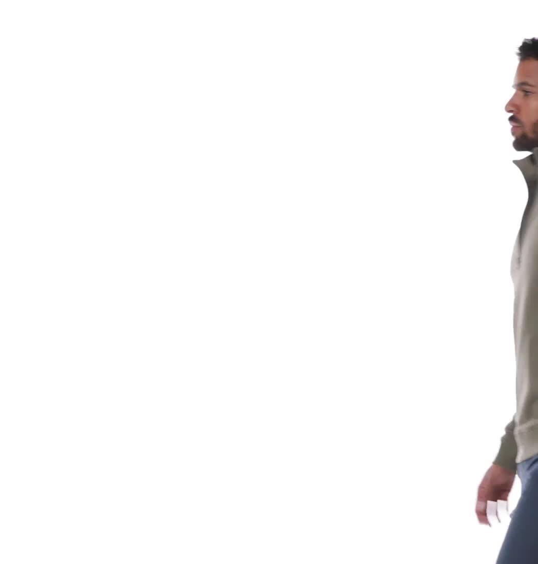 Men's MHW Logo 1/2 Zip, Color: Stone Green