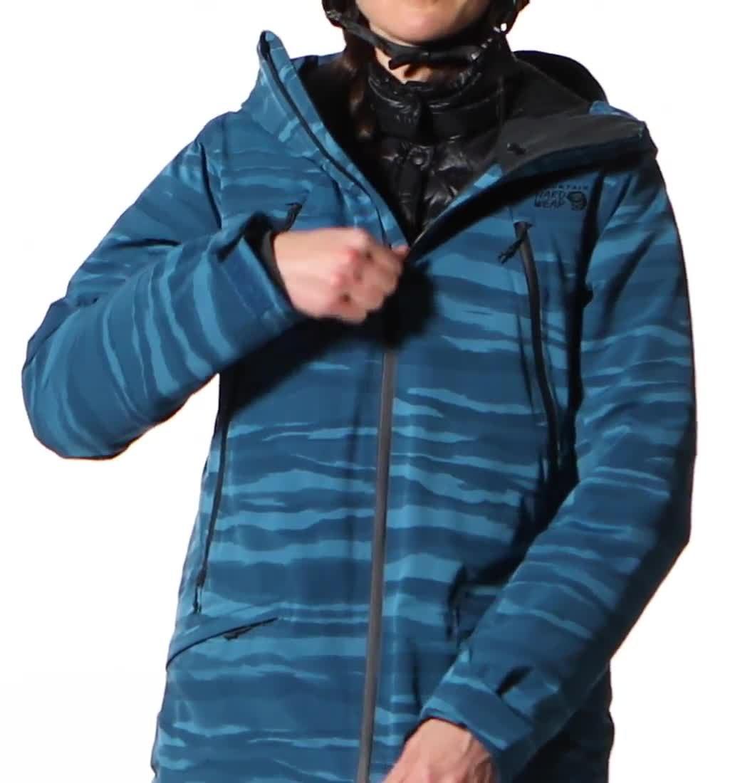 Women's Powder Quest Jacket, Color: Dark Caspian