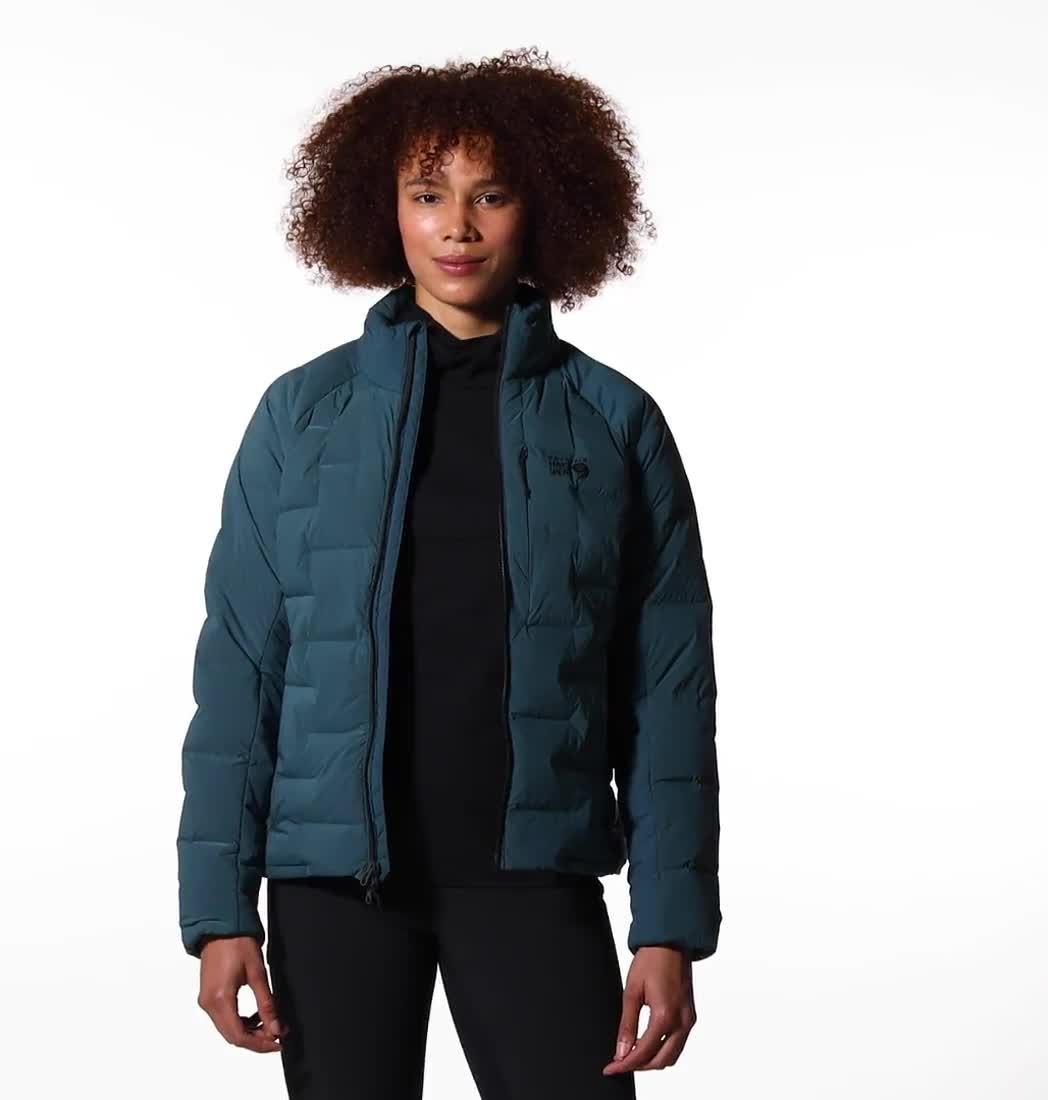 Manteau Stretchdown High-Hip Femme, Color: Dark Marsh