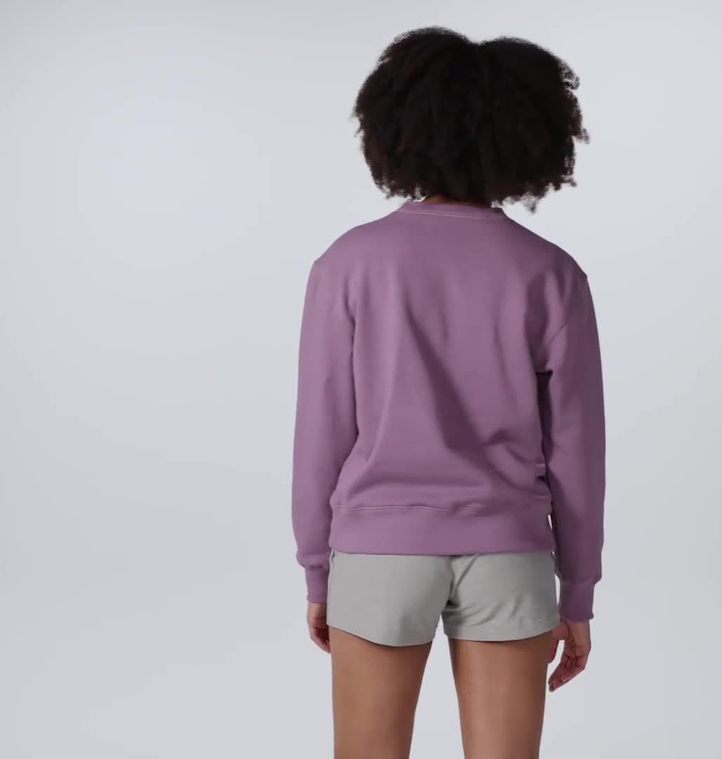 Women's MHW Logo Pullover Crew, Color: Dark Daze