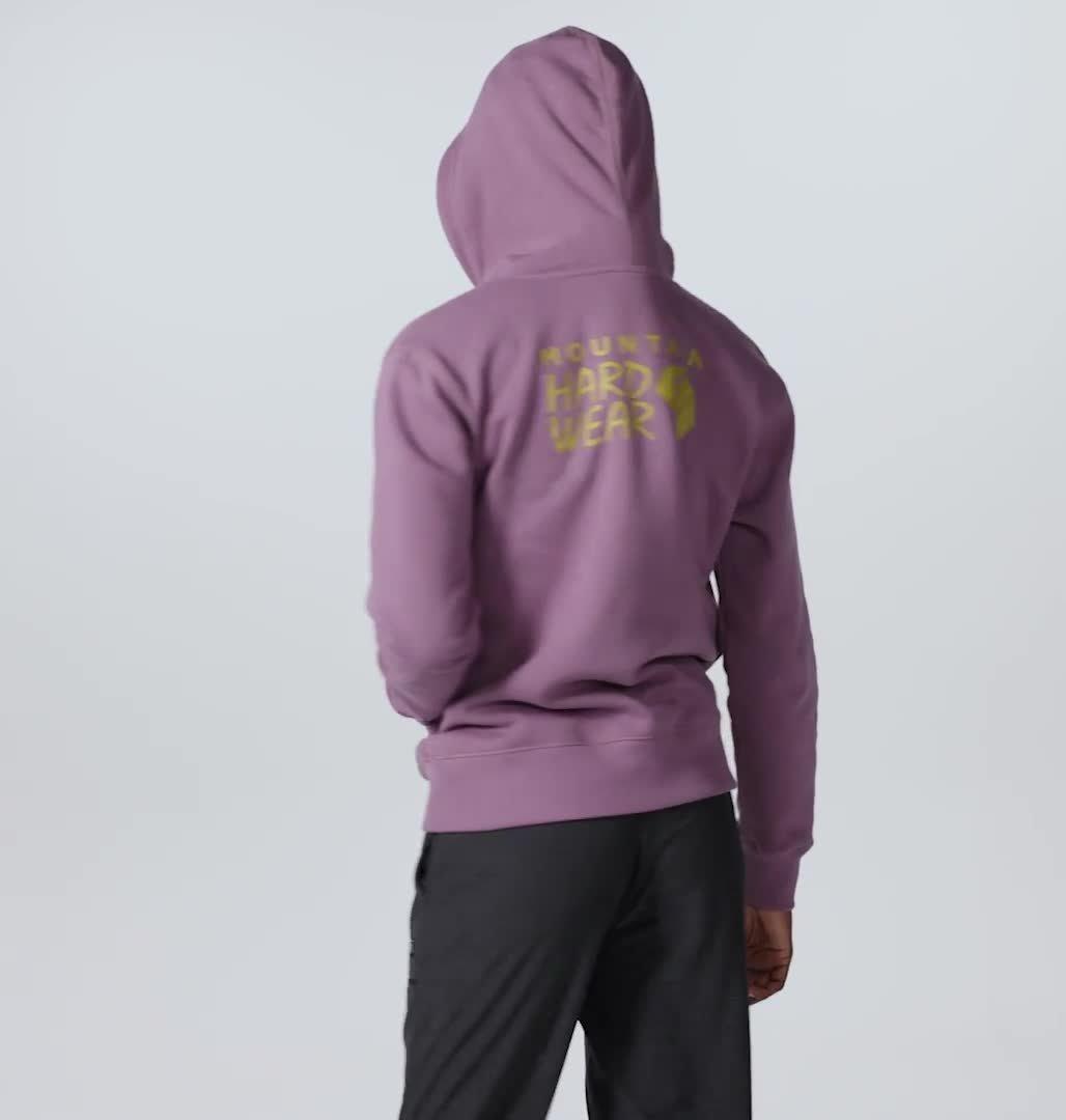 Women's MHW Logo Pullover Hoody, Color: Dark Daze