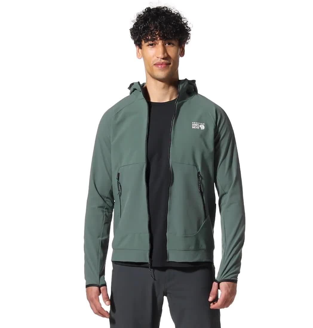 Chandail à capuchon avec fermeture éclair Winter Journey Homme, Color: Black Spruce