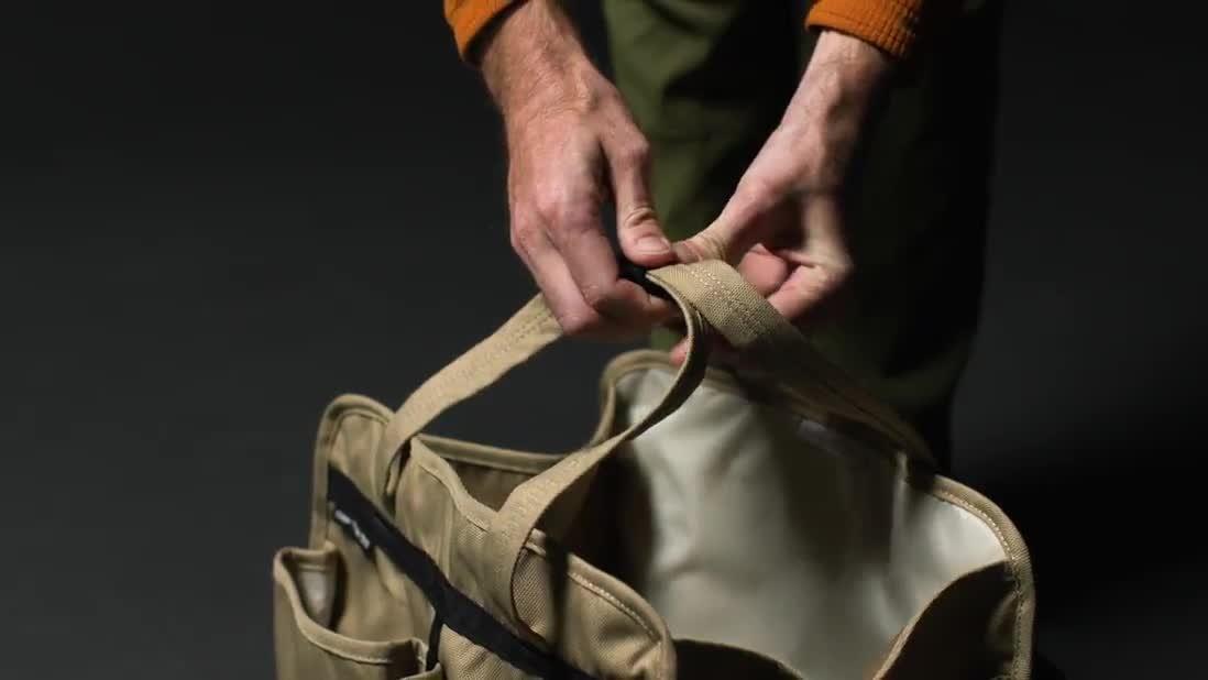 Camp Tough Tote Bag, Color: Hunter Green