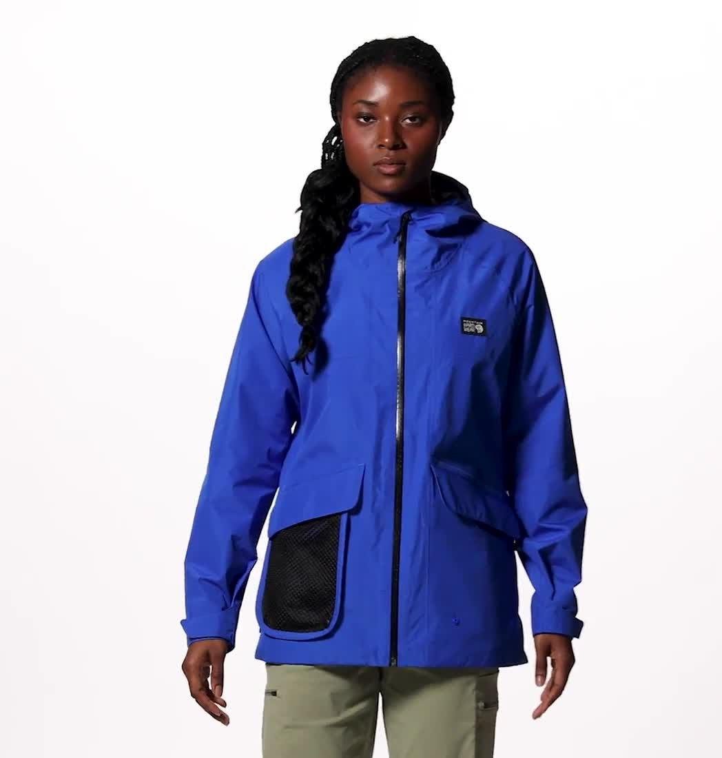 Women's LandSky GORE-TEX Jacket, Color: Bright Island Blue