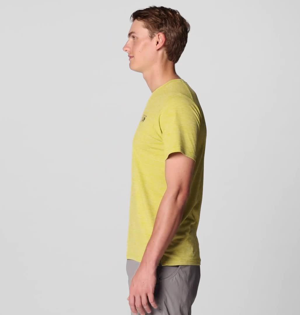 Men's Sunblocker Short Sleeve, Color: Lucky Chard Heather
