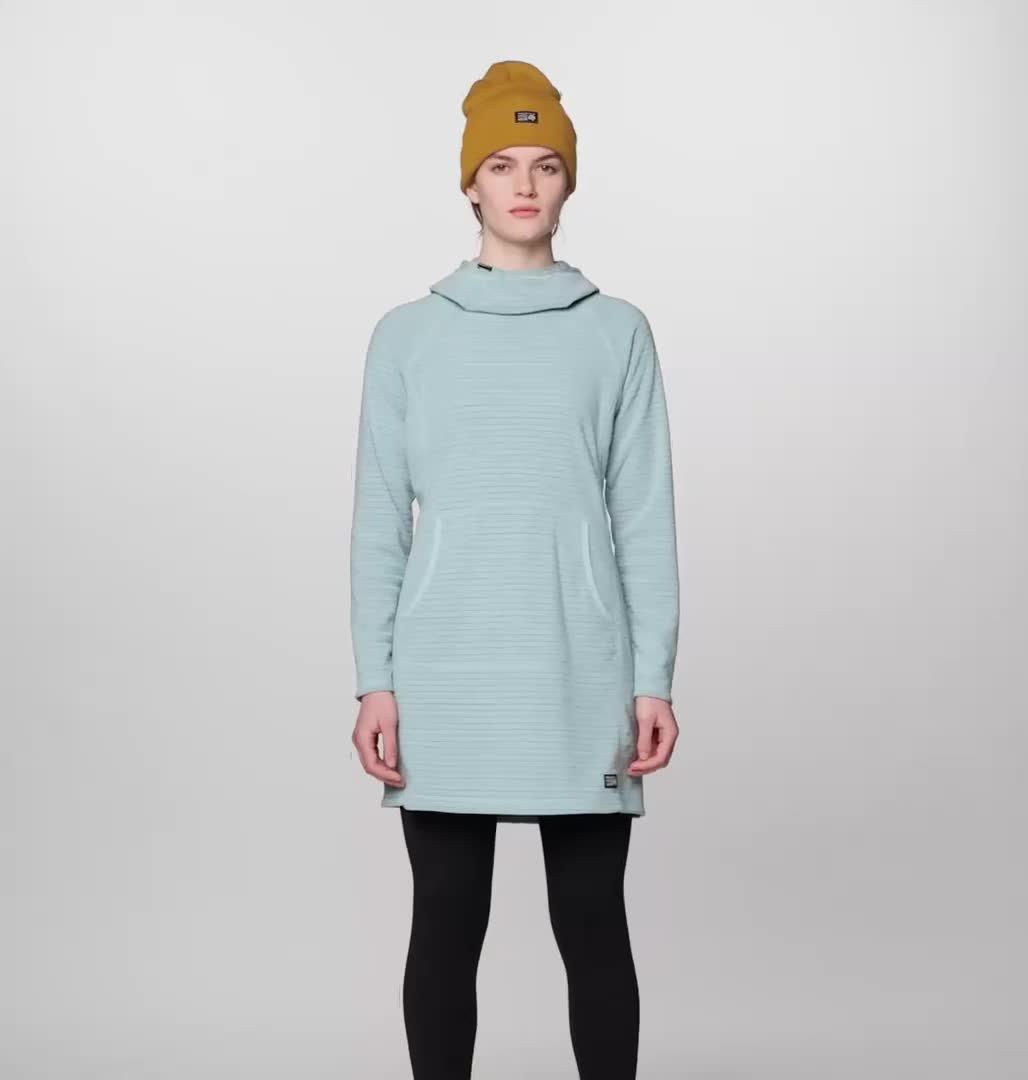 Women's Summit Grid Dress, Color: Ice Shadow