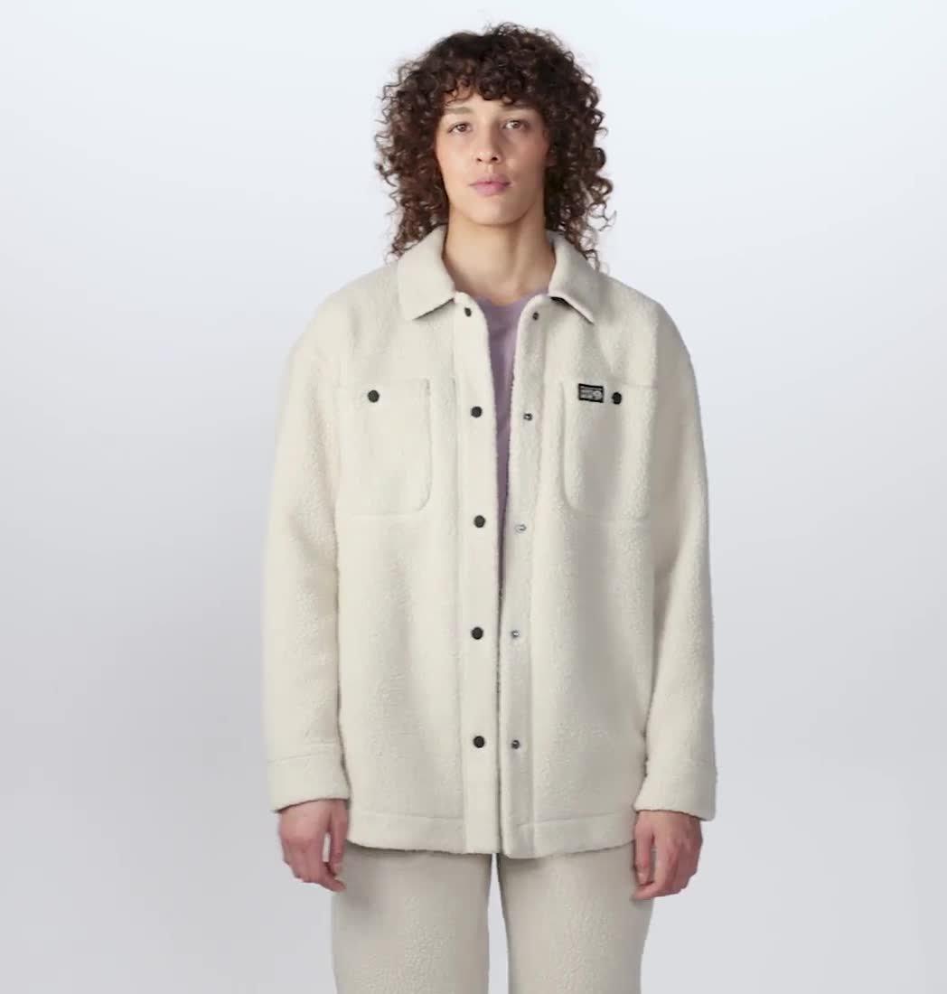 Women's HiCamp Shacket, Color: Wild Oyster