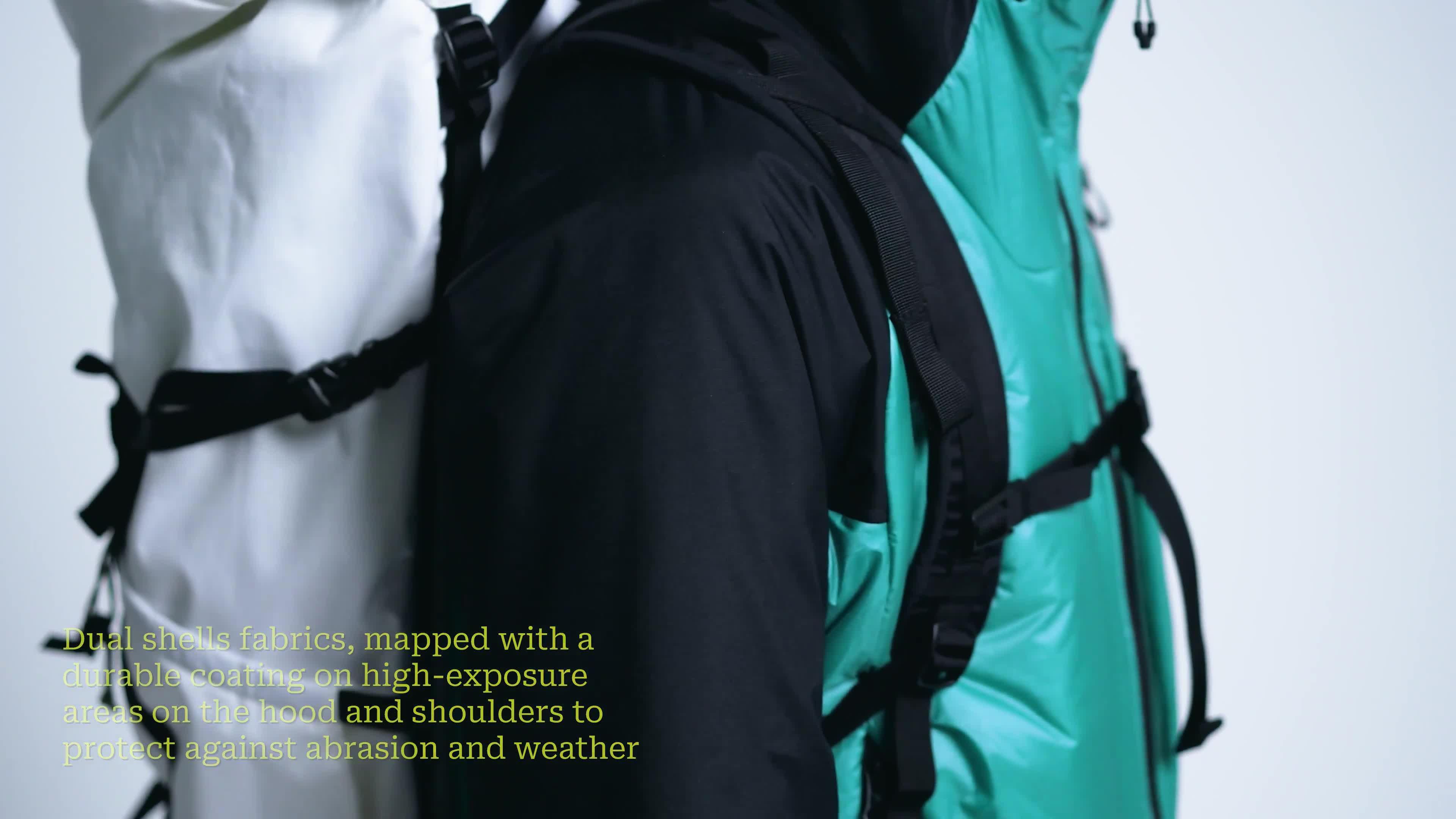 Women's Compressor Alpine Hooded Jacket, Color: Synth Green, Black