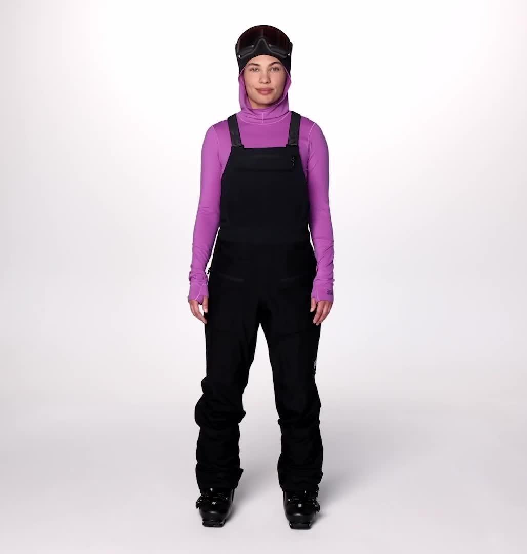 Women's Boundary Ridge GORE-TEX Bib, Color: Black