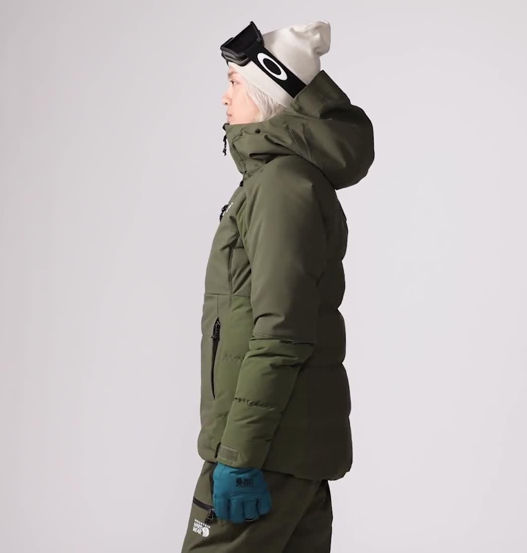 Women's Powder Maven Down Jacket, Color: Dark Pine