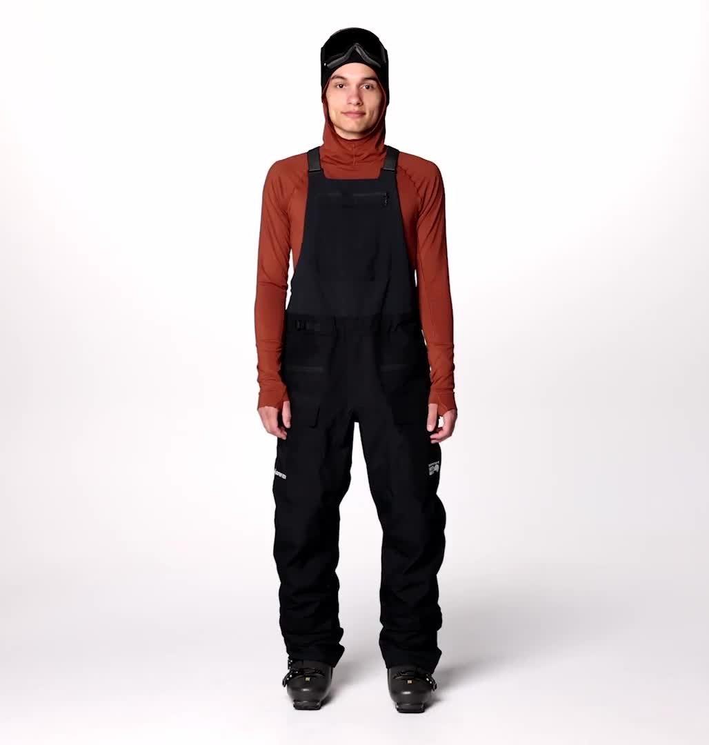 Men's Boundary Ridge GORE-TEX Bib, Color: Black