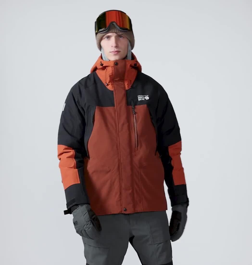 Men's First Tracks Insulated Jacket, Color: Iron Oxide, Raw Carnilian