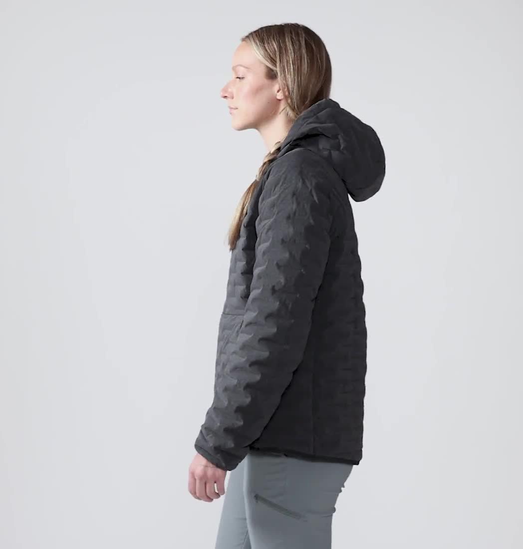 Hoodie Stretchdown Light, Color: Dark Storm Heather