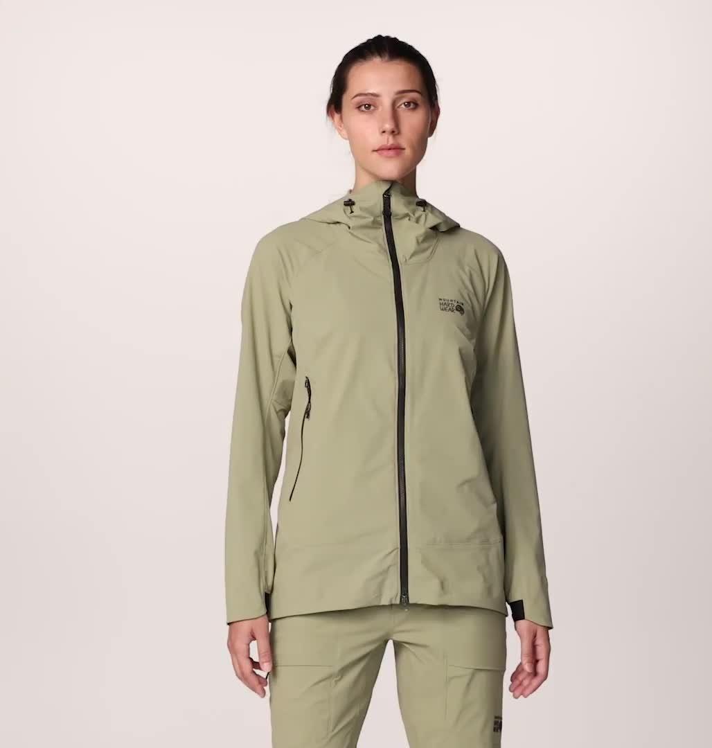 Women's ChockstoneAlpine Light Hooded Jacket, Color: Mantis Green