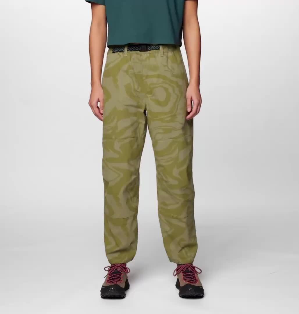 Women's Rockrydge Pant, Color: Landslide Rock Strata Print