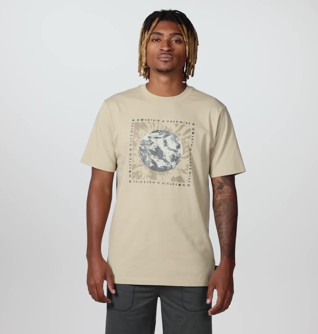 T-shirt à manches courtes Tie Dye Earth Homme, Color: Sonoran