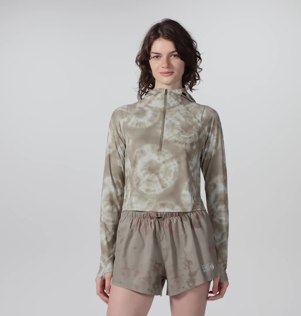 Femme Crater Lake Court Zip, Color: Dunes Spore Dye Print