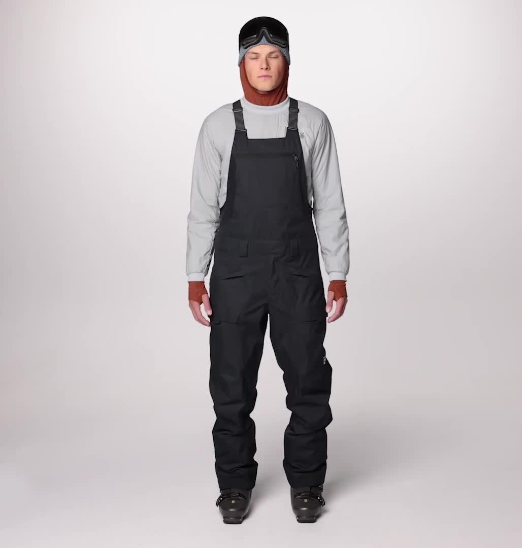Men's Firefall Bib, Color: Black