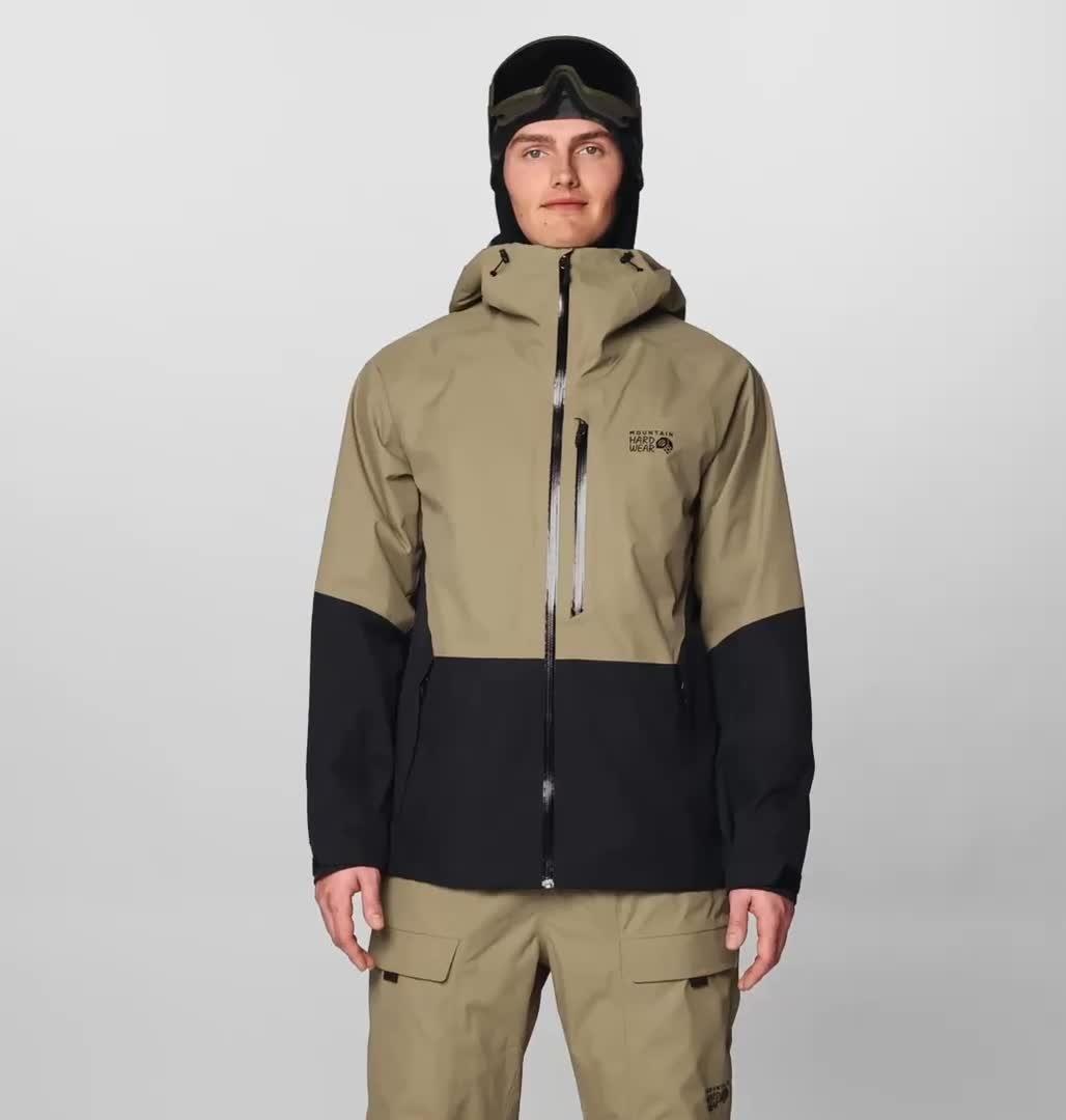 Men's Firefall Jacket, Color: Landslide, Black
