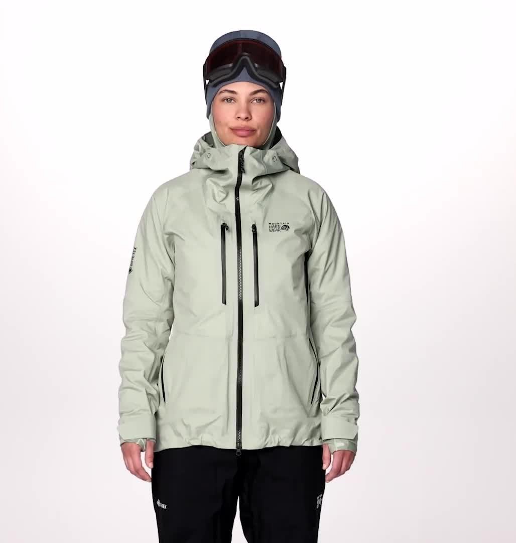 Women's High Exposure GORE-TEX C-KNIT Jacket, Color: White Sage