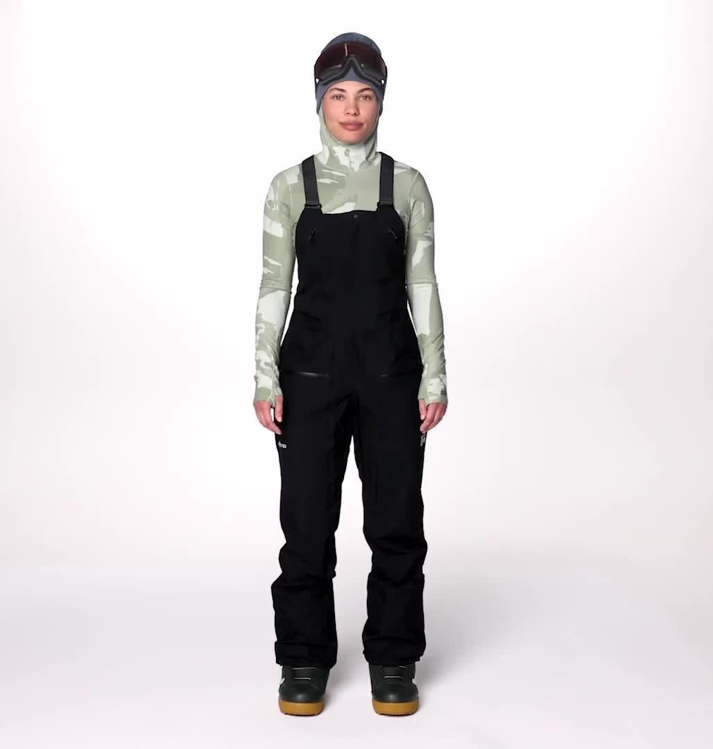 Women's High Exposure GORE-TEX C-KNIT Bib, Color: Black