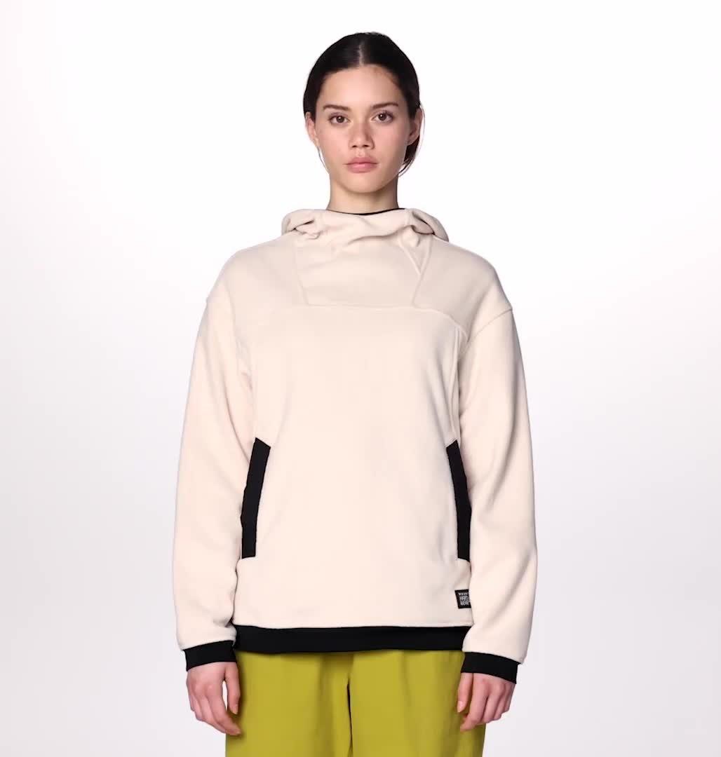 Women's Powder Maven Fleece Pullover Hoody, Color: Talc
