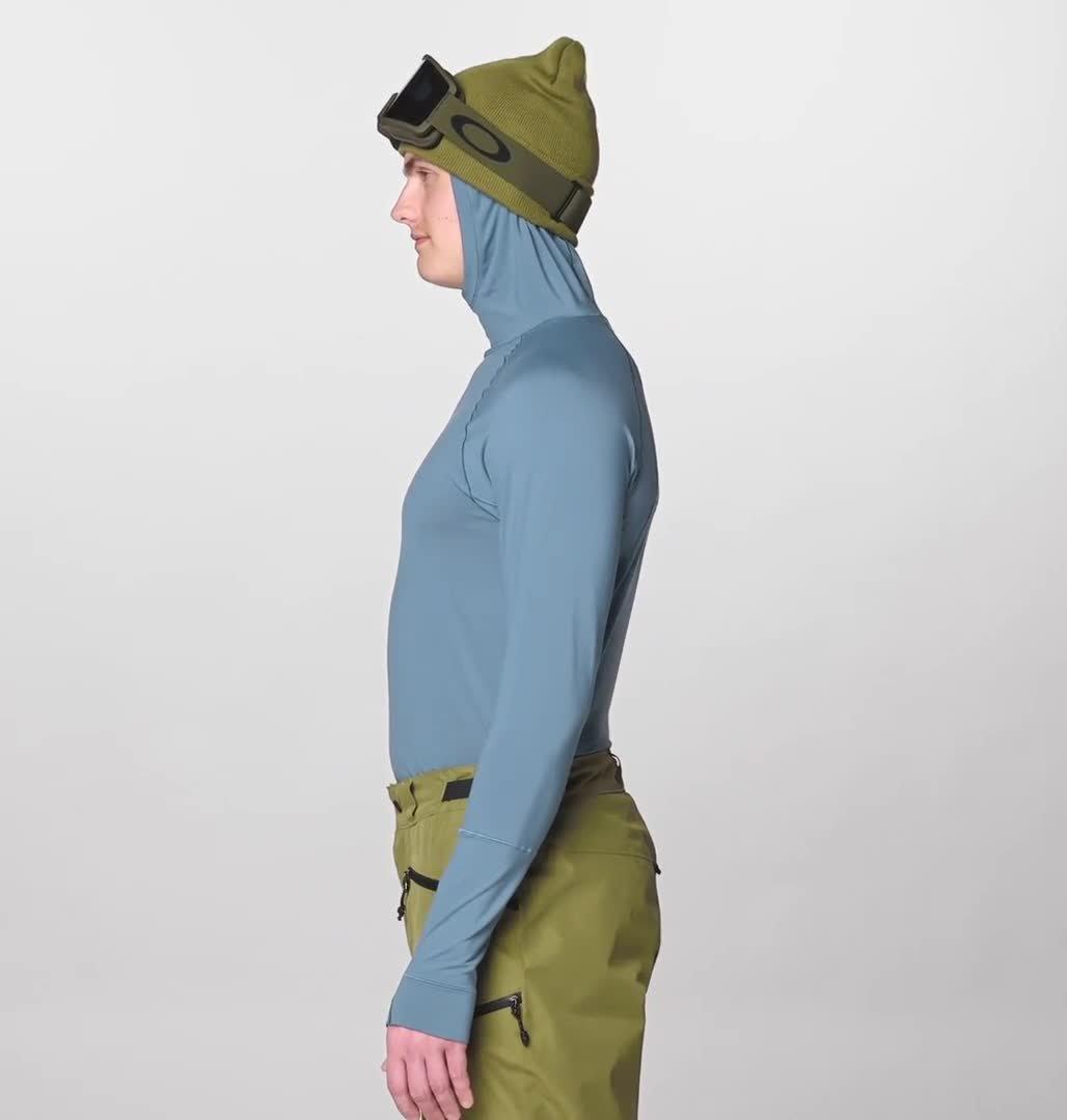 Men's Butter Up Long Sleeve Hoody, Color: Adriatic Blue