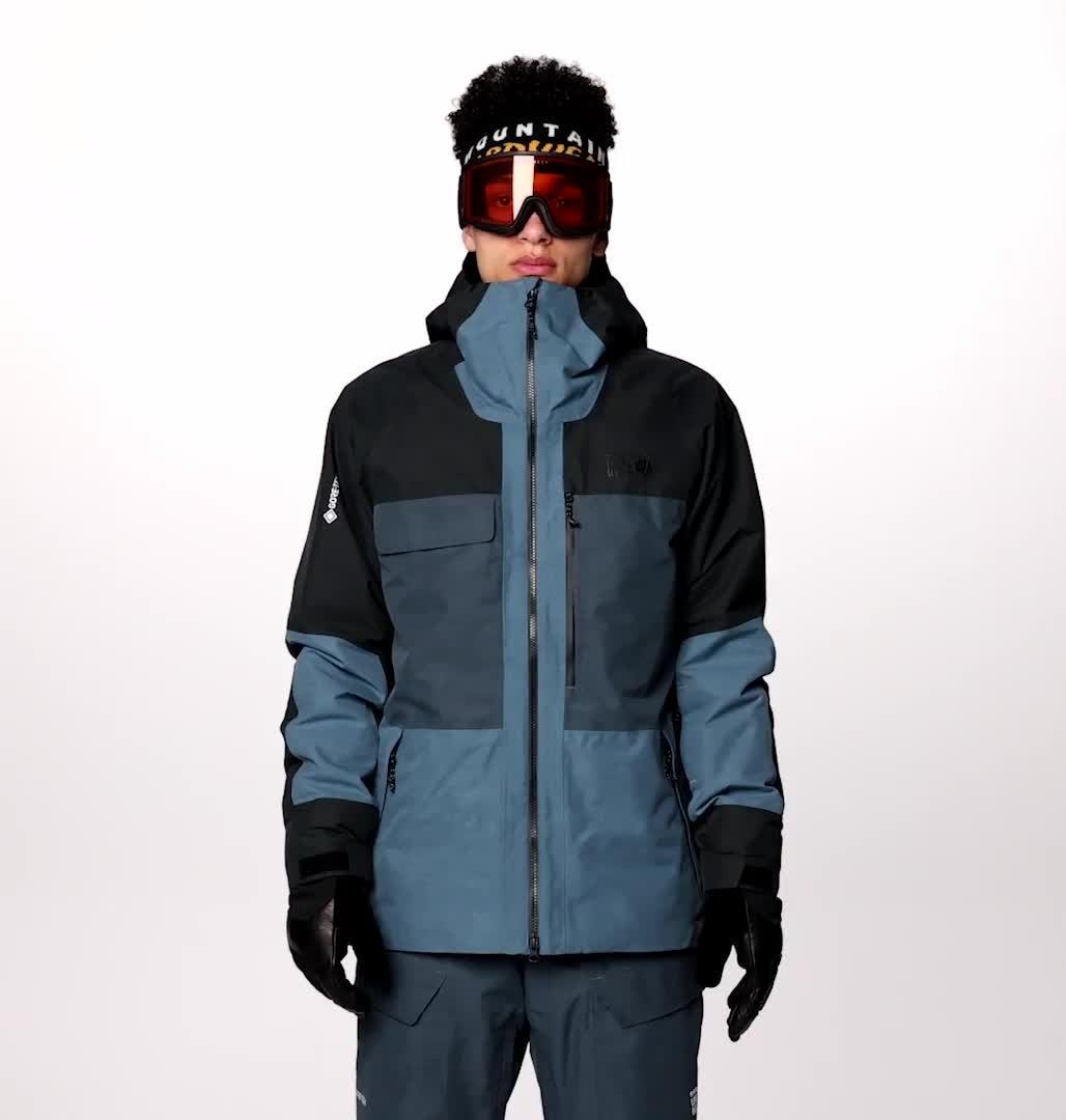 Men's Cloud Bank GORE-TEX Jacket, Color: Adriatic Blue, Moon Blue, Black