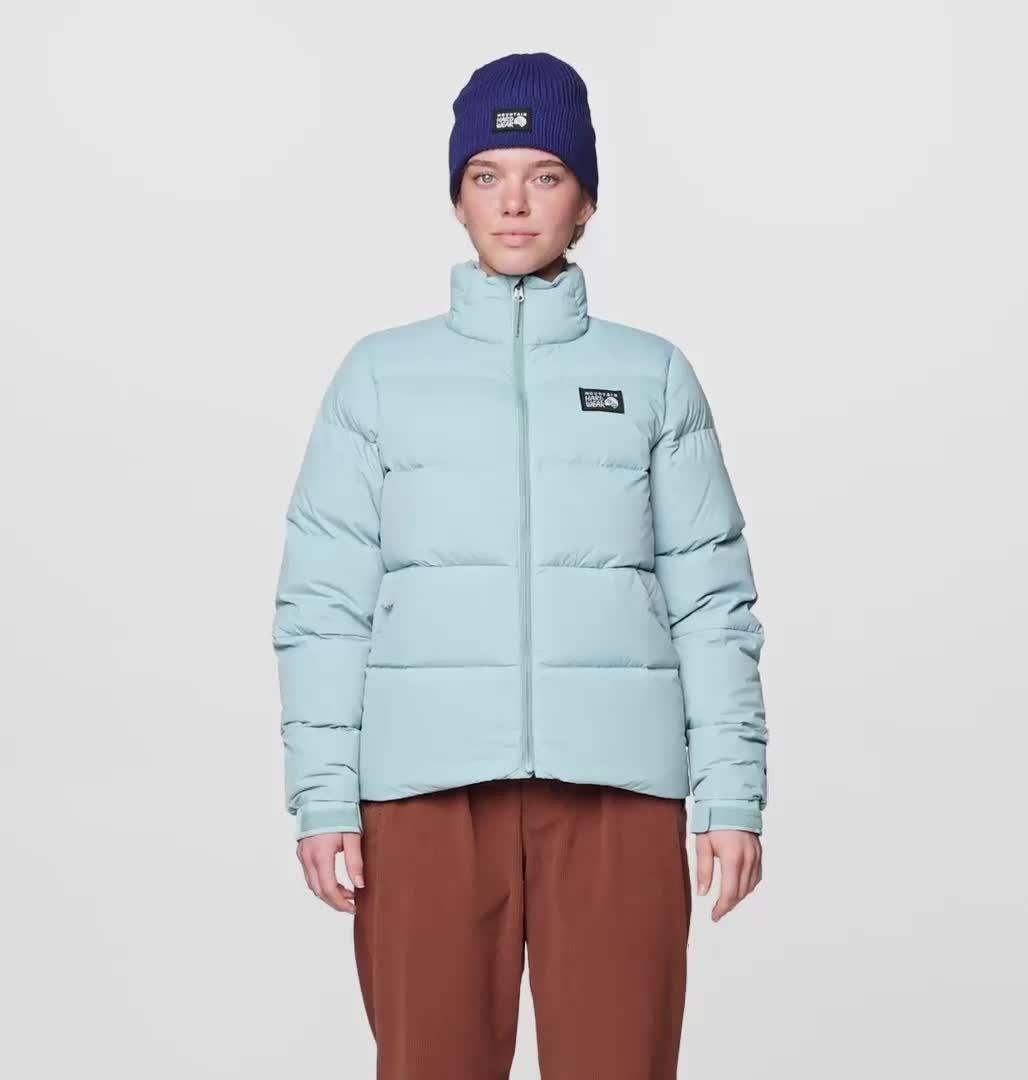 Women's Nevadan Down Jacket, Color: Ice Shadow