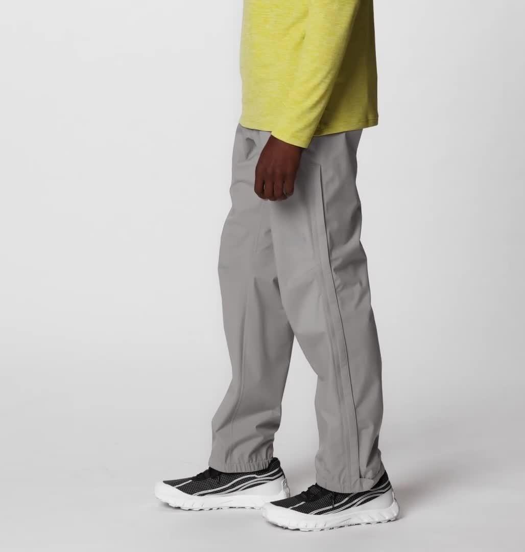 Men's Stretch Ozonic Rain Pant, Color: Approaching Storm