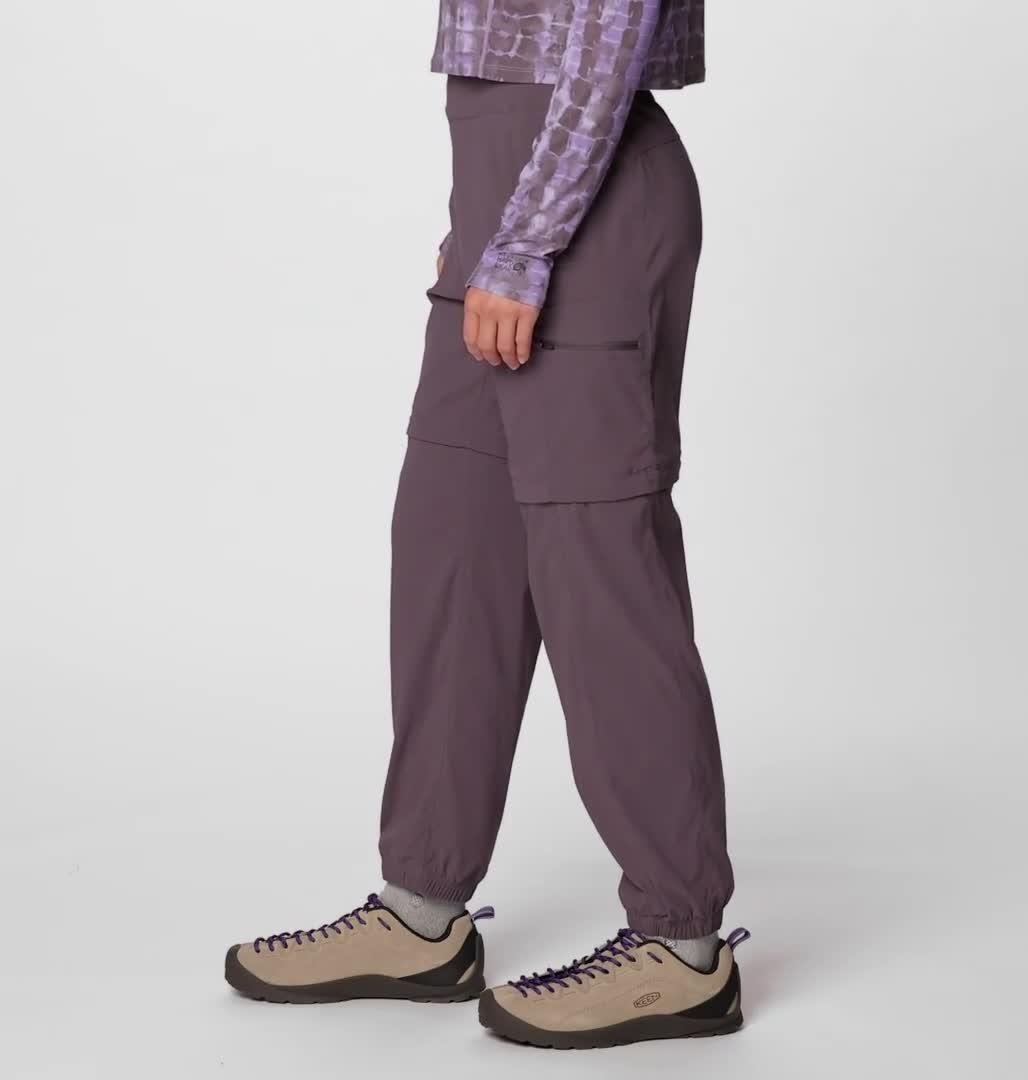 Women's Dynama Convertible Pant, Color: Purple Sage