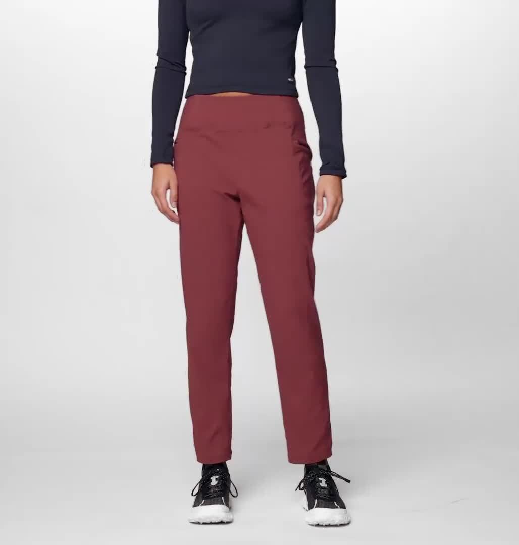 Women's Dynama High Rise Ankle Pant, Color: Bourbon Brown