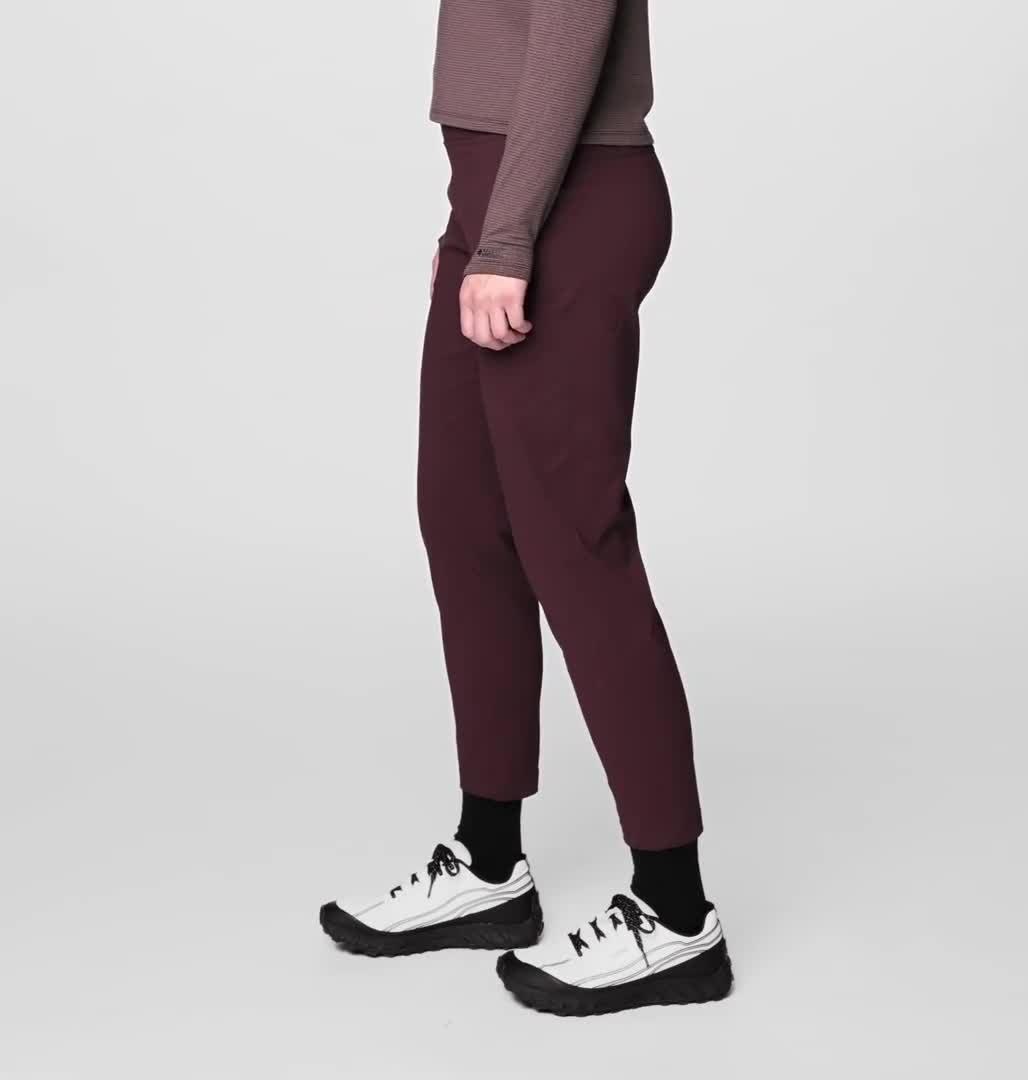 Women's Dynama Ankle Pant, Color: Deep Mulberry