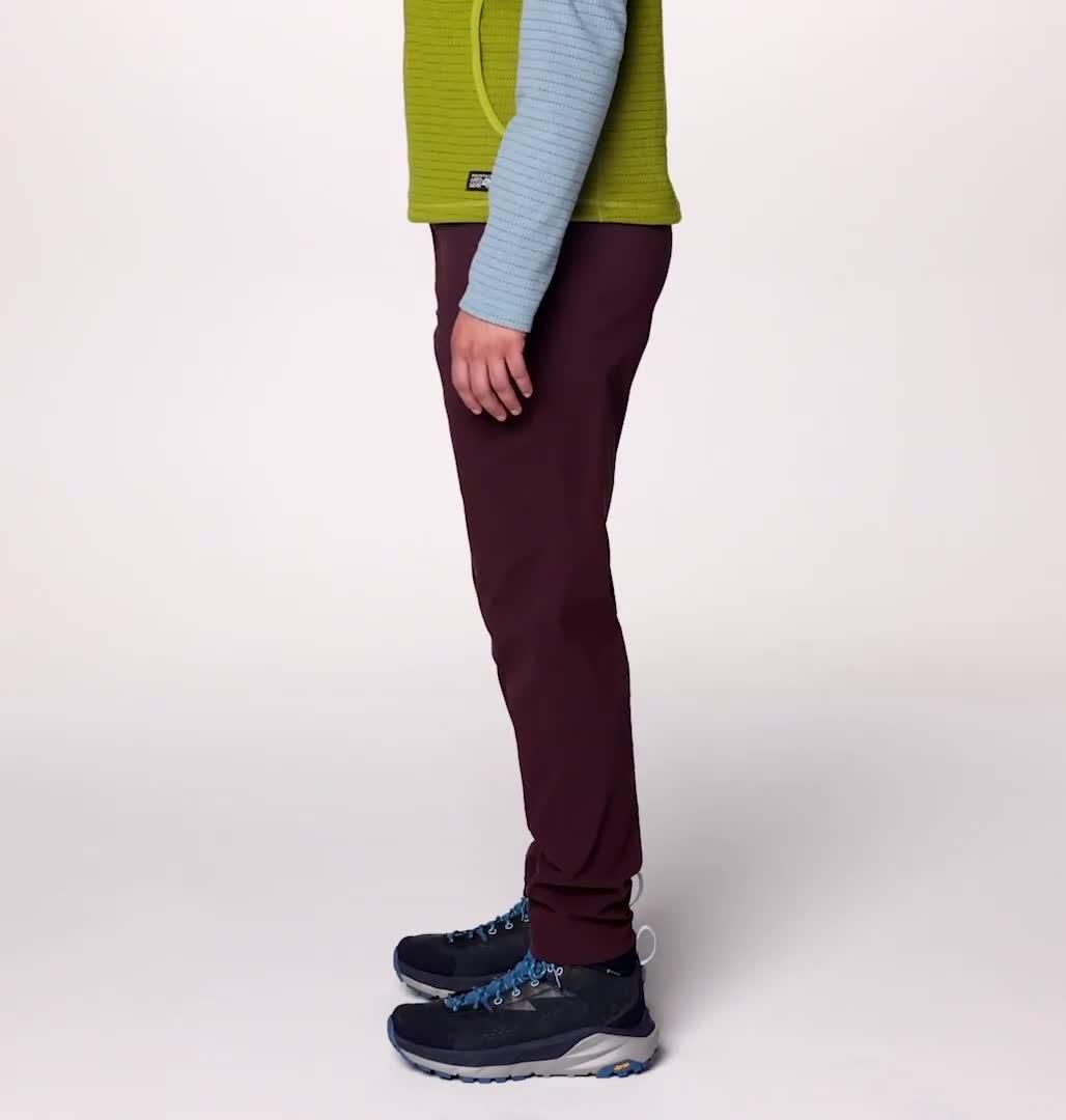 Women's Dynama Ankle Pant, Color: Blackberry