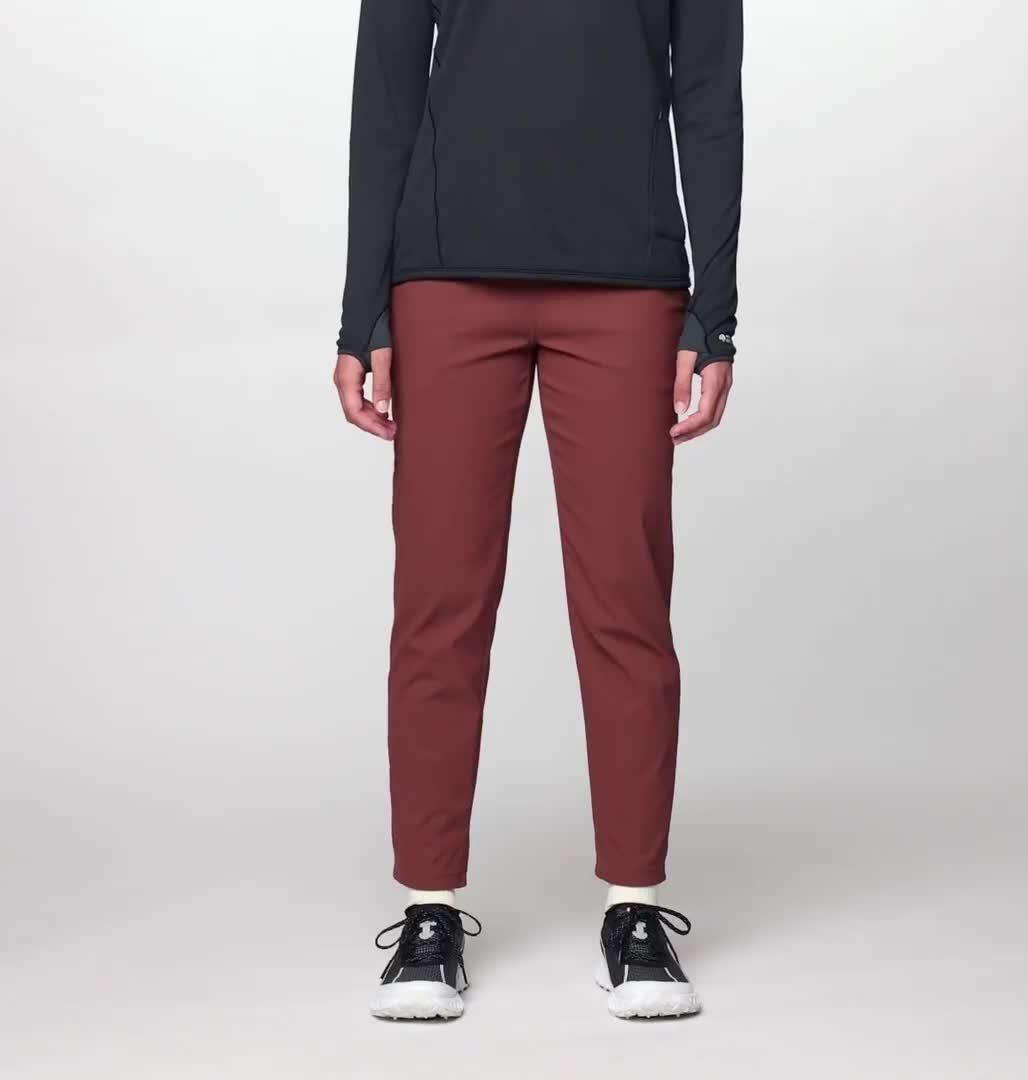 Women's Dynama Ankle Pant, Color: Bourbon Brown