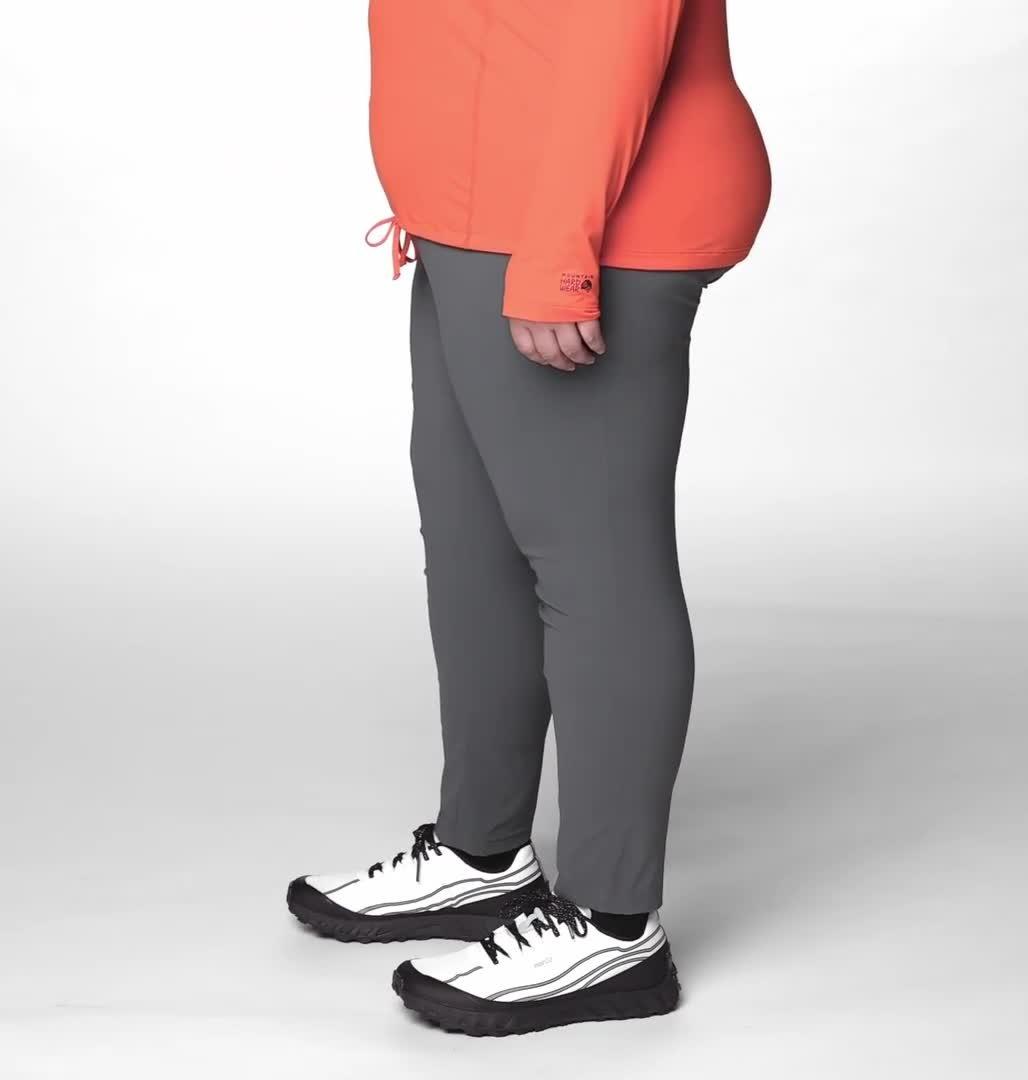 Women's Dynama Ankle Pant - Plus Size, Color: Volcanic