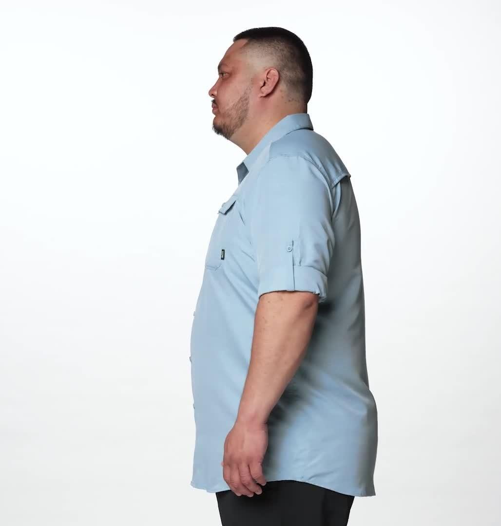 Men's Canyon Long Sleeve Shirt - Tall Size, Color: Element