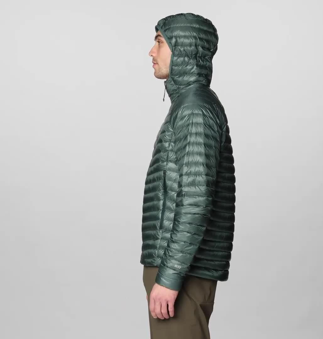 Men's Ghost Whisperer Hooded Down Jacket, Color: Thunderhead Grey