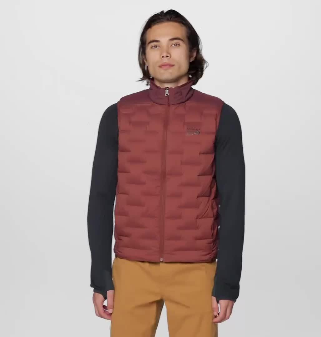 Men's Stretchdown Vest, Color: Bourbon Brown