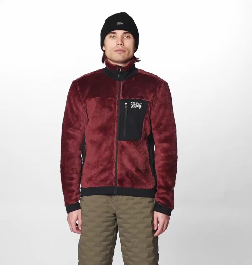 Men's Polartec® High Loft Jacket, Color: Bourbon Brown, Black