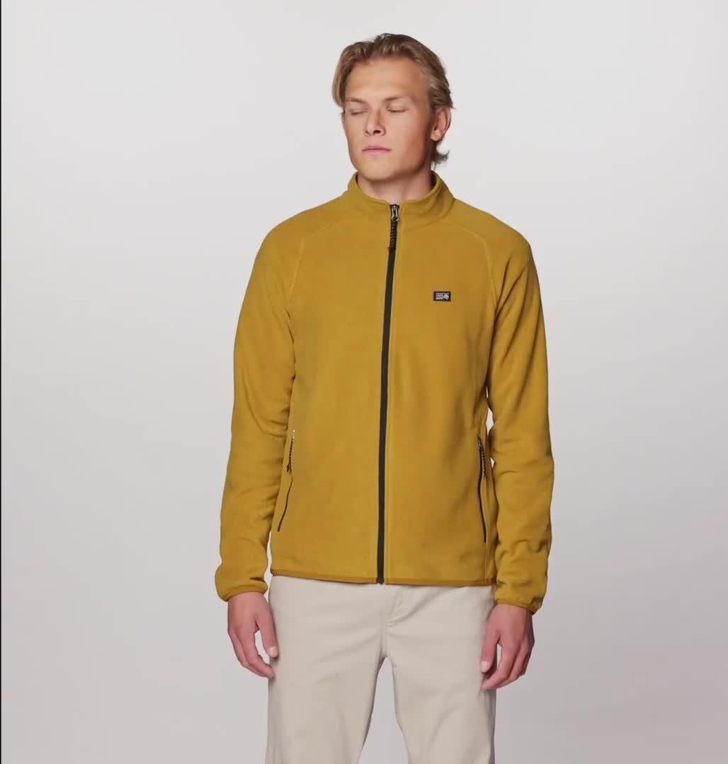 Men's Microchill Full Zip Jacket, Color: Olive Gold Heather