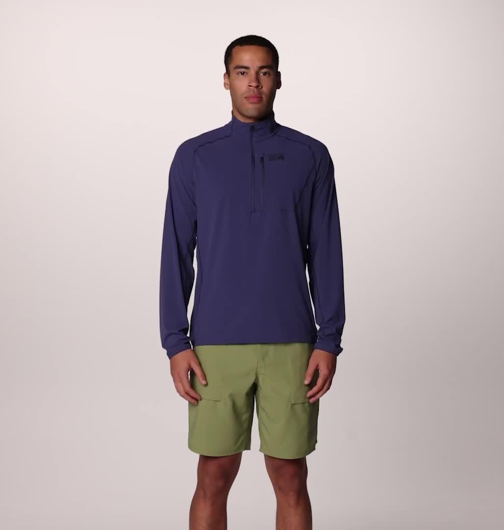 Men's Sunshield 1/2 Zip, Color: Lapis Dusk