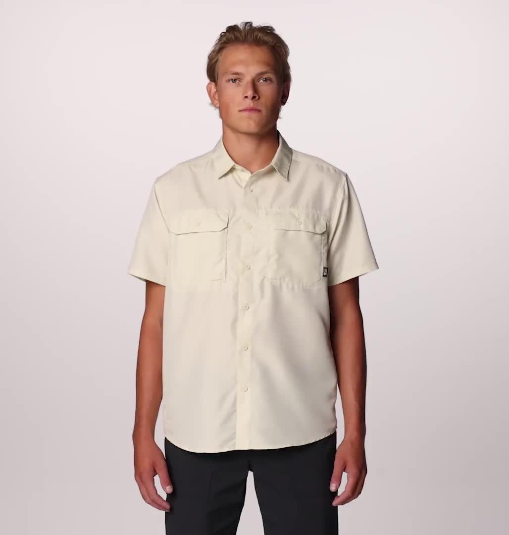 Men's Canyon Short Sleeve, Color: Stone