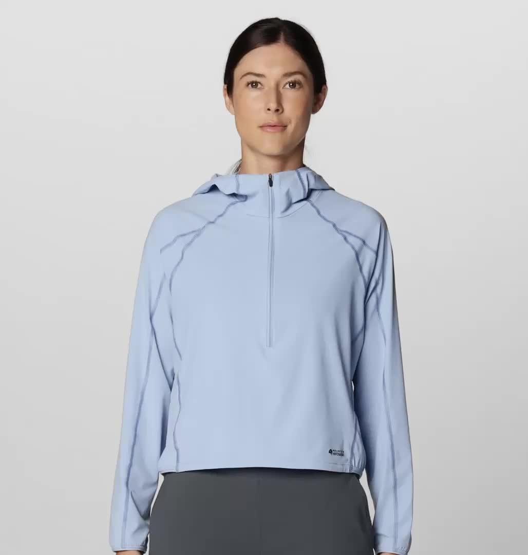 Women's Sunshield Hoody, Color: Beach Breeze