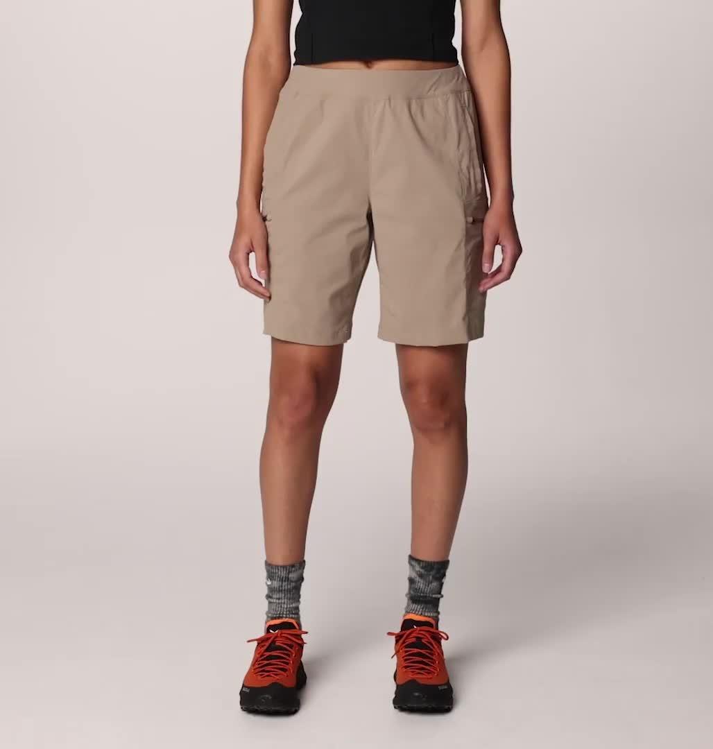 Women's Dynama High Rise Bermuda, Color: Khaki