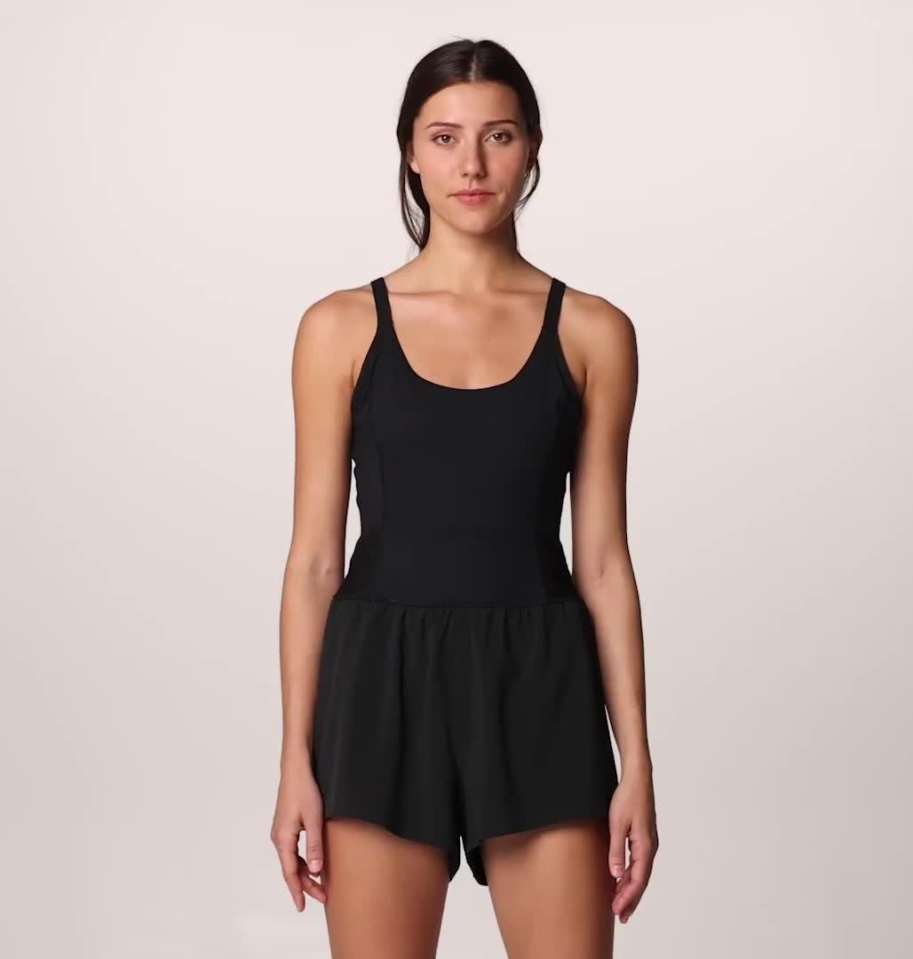 Women's Yuba Trail One-Piece, Color: Black