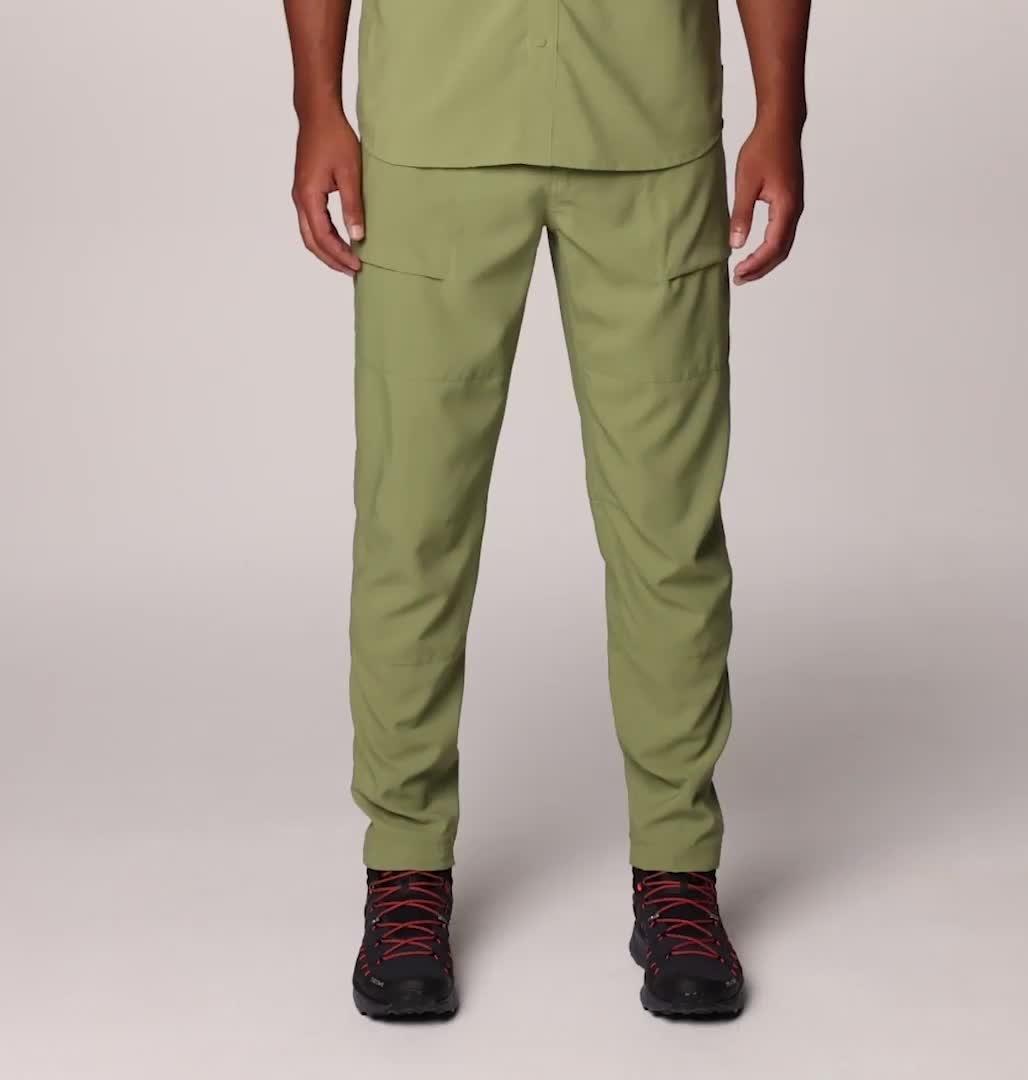 Men's Trail Sender Pant, Color: Light Cactus